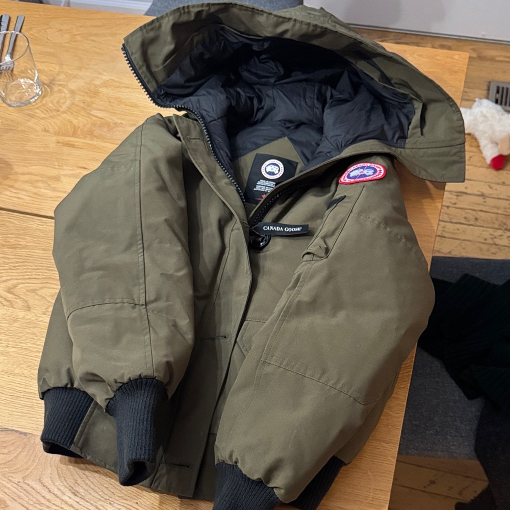 Canada Goose Khaki Hooded Jacket